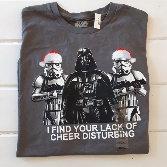 Star Wars Christmas Short Sleeve T-shirt XXL 2XL